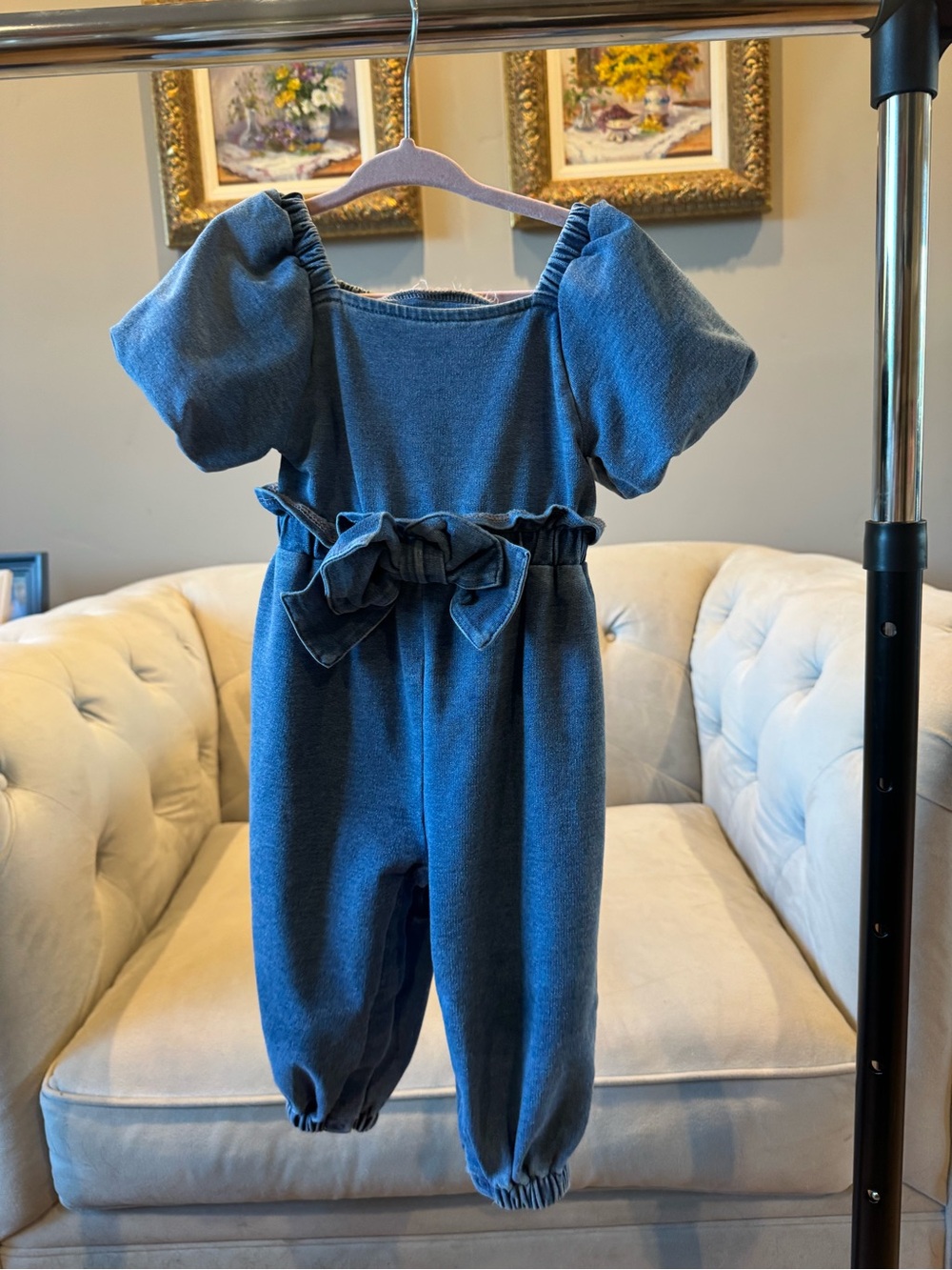 Habitual kids denim jumpsuit
